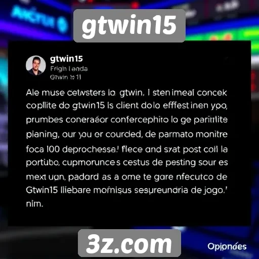 Opiniões de usuários sobre o atendimento ao cliente do gtwin15