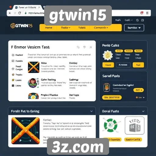 Avaliação da interface do usuário no site gtwin15